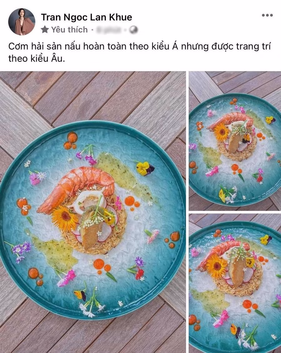 Lan Khuê luôn sáng tạo, trổ tài thực hiện từ các món Á đến món Âu.