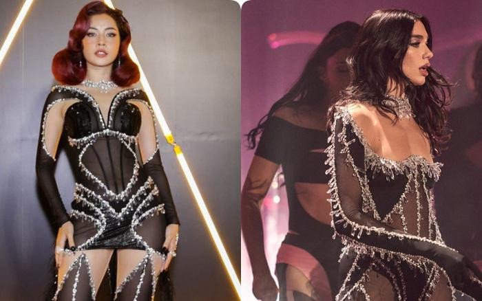 Một pha đụng hàng giữa Chi Pu và Dua Lipa. Một pha đụng hàng giữa Chi Pu và Dua Lipa.