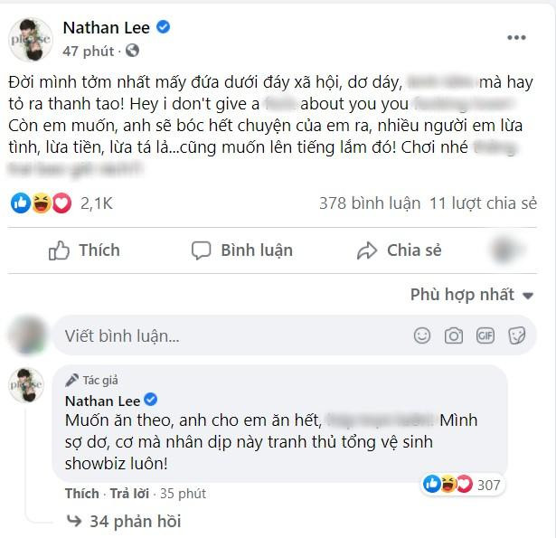 Nathan Lee hứa hẹn tiết lộ nhiều "phốt" của Cao Thái Sơn.