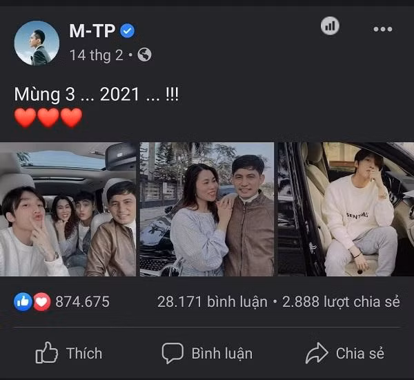 Trước đó, mỗi hoạt động trên mạng xã hội của "hoàng tử mưa" đều được cư dân mạng quan tâm rầm rộ, thậm chí có ảnh lên đến 1 triệu like.