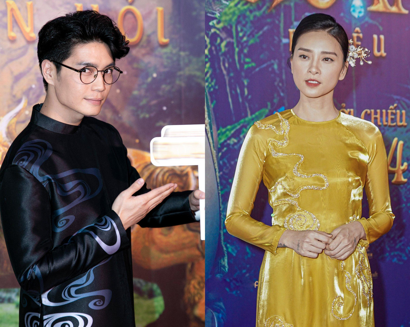 Huy Trần diện áo dài theo đúng yêu cầu của ban tổ chức, mừng phim mới của bạn gái tin đồn. Huy Trần diện áo dài theo đúng yêu cầu của ban tổ chức, mừng phim mới của bạn gái tin đồn.