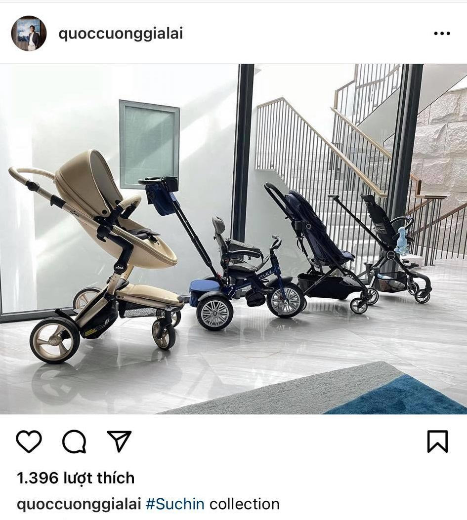 4 chiếc xe đẩy của con gái &quot;đại gia phố núi&quot;.