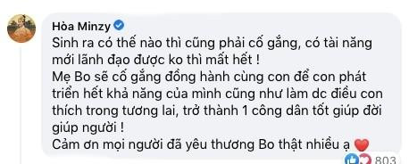 Giọng ca gốc Bắc Ninh bày tỏ khi con trai được nhận xét "sinh ra đã ở vạch đích". Giọng ca gốc Bắc Ninh bày tỏ khi con trai được nhận xét "sinh ra đã ở vạch đích".