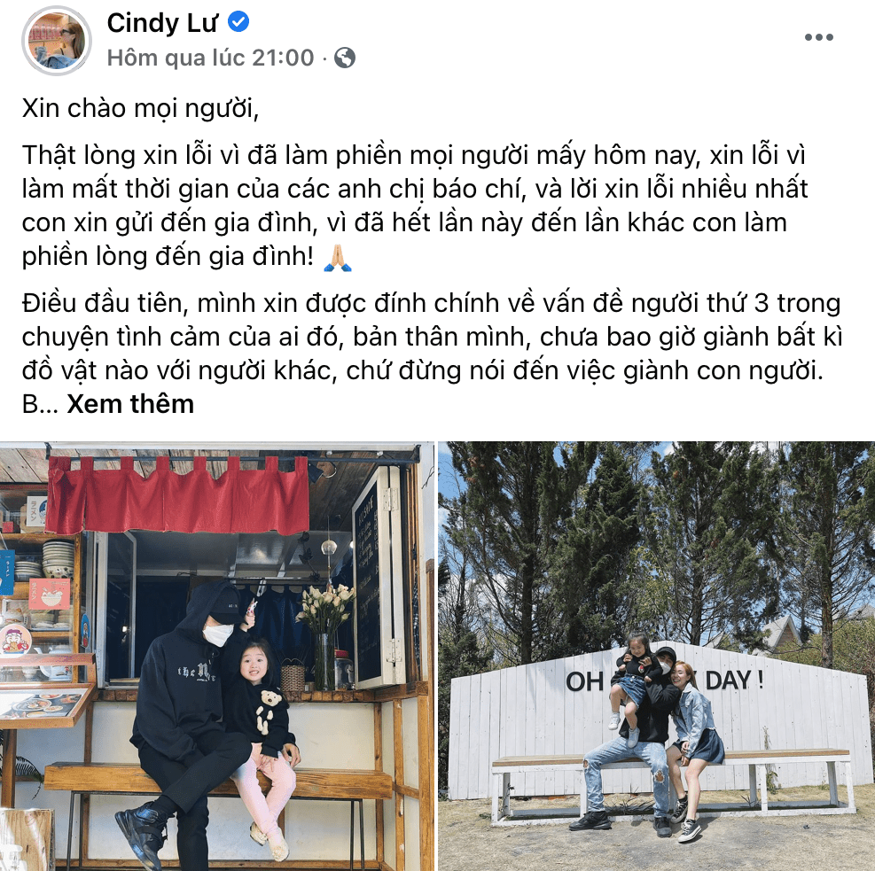 Bài đăng công khai tình cảm nhưng cũng "khơi nguồn" tranh cãi của người đẹp sinh năm 1995. Bài đăng công khai tình cảm nhưng cũng "khơi nguồn" tranh cãi của người đẹp sinh năm 1995.