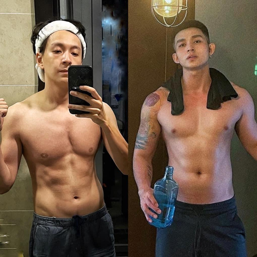 Body săn chắc của cặp đôi Thỏ đen - Thỏ trắng.