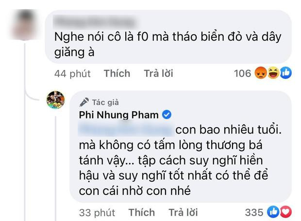 Nữ ca sĩ trả lời thắc mắc từ cư dân mạng với thái độ điềm tĩnh.