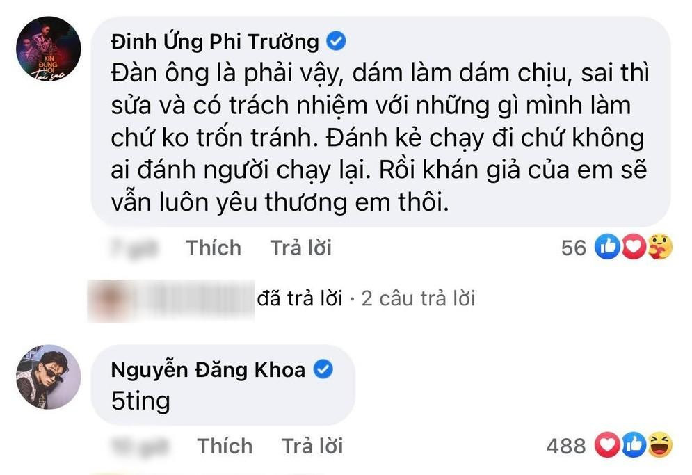 Sao Việt ủng hộ việc ca sĩ sinh năm 1997 biết nhận lỗi và xin lỗi khán giả. Sao Việt ủng hộ việc ca sĩ sinh năm 1997 biết nhận lỗi và xin lỗi khán giả.