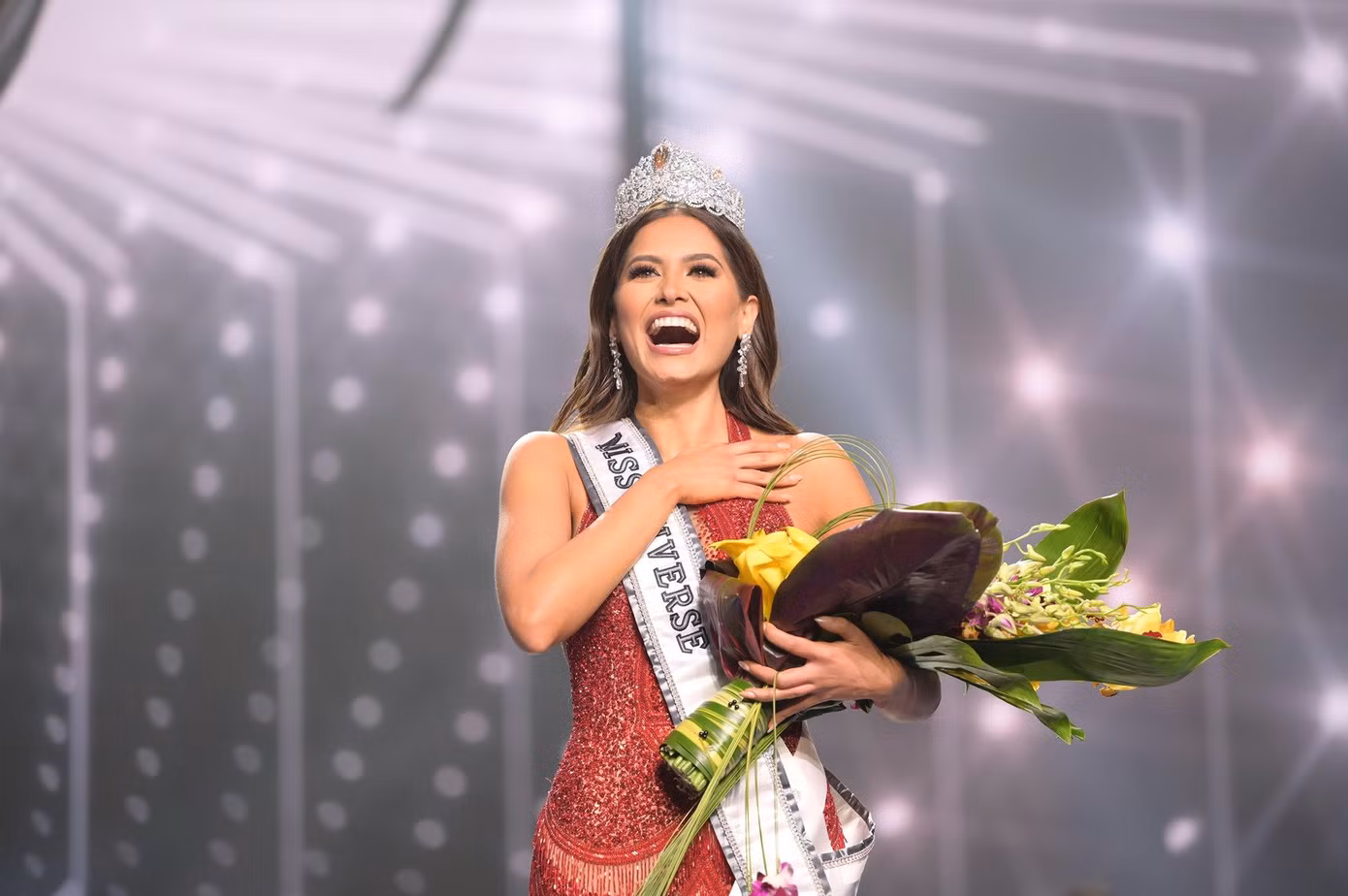 Chân dung tân Miss Universe - Hoa hậu Mexico Andrea Meza.
