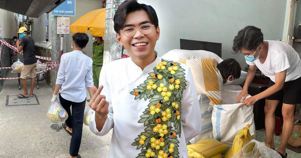 Nam diễn viên làm từ thiện liên tục trong thời gian qua, hết tặng quà cho người dân ở khu cách ly đến giải cứu 5 tấn bắp giúp bà con Đồng Tháp. Nam diễn viên làm từ thiện liên tục trong thời gian qua, hết tặng quà cho người dân ở khu cách ly đến giải cứu 5 tấn bắp giúp bà con Đồng Tháp.