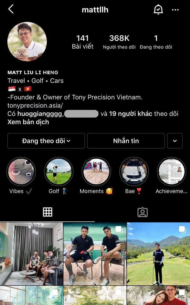 Instagram hiện tại với 368.000 người theo dõi của bạn trai Hương Giang. Instagram hiện tại với 368.000 người theo dõi của bạn trai Hương Giang.