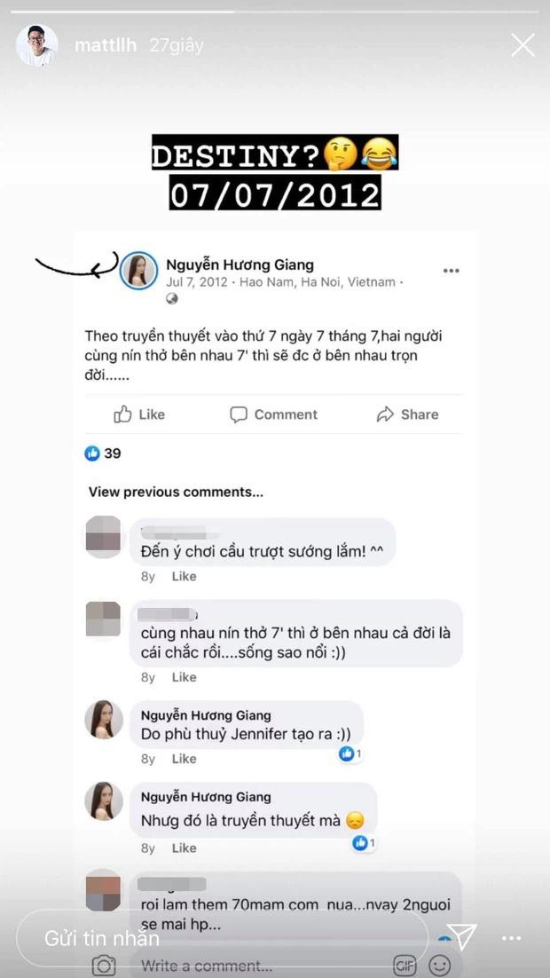 Nhiều người nhận định nhờ số 7 định mệnh này mà cặp đôi mới tìm ra nhau. Nhiều người nhận định nhờ số 7 định mệnh này mà cặp đôi mới tìm ra nhau.