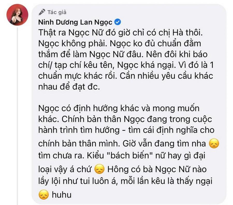 Bình luận của nữ diễn viên về chuyện "ngọc nữ". Bình luận của nữ diễn viên về chuyện "ngọc nữ".