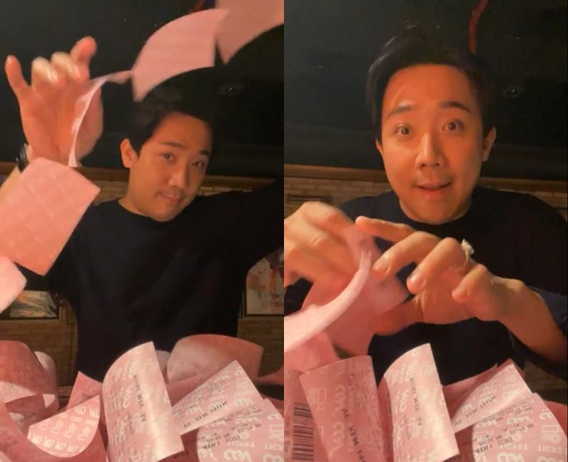 Trấn Thành khoe mình đã mua rất nhiều vé &quot;Lật Mặt:48H&quot; để xem cùng hội bạn thân thiết.