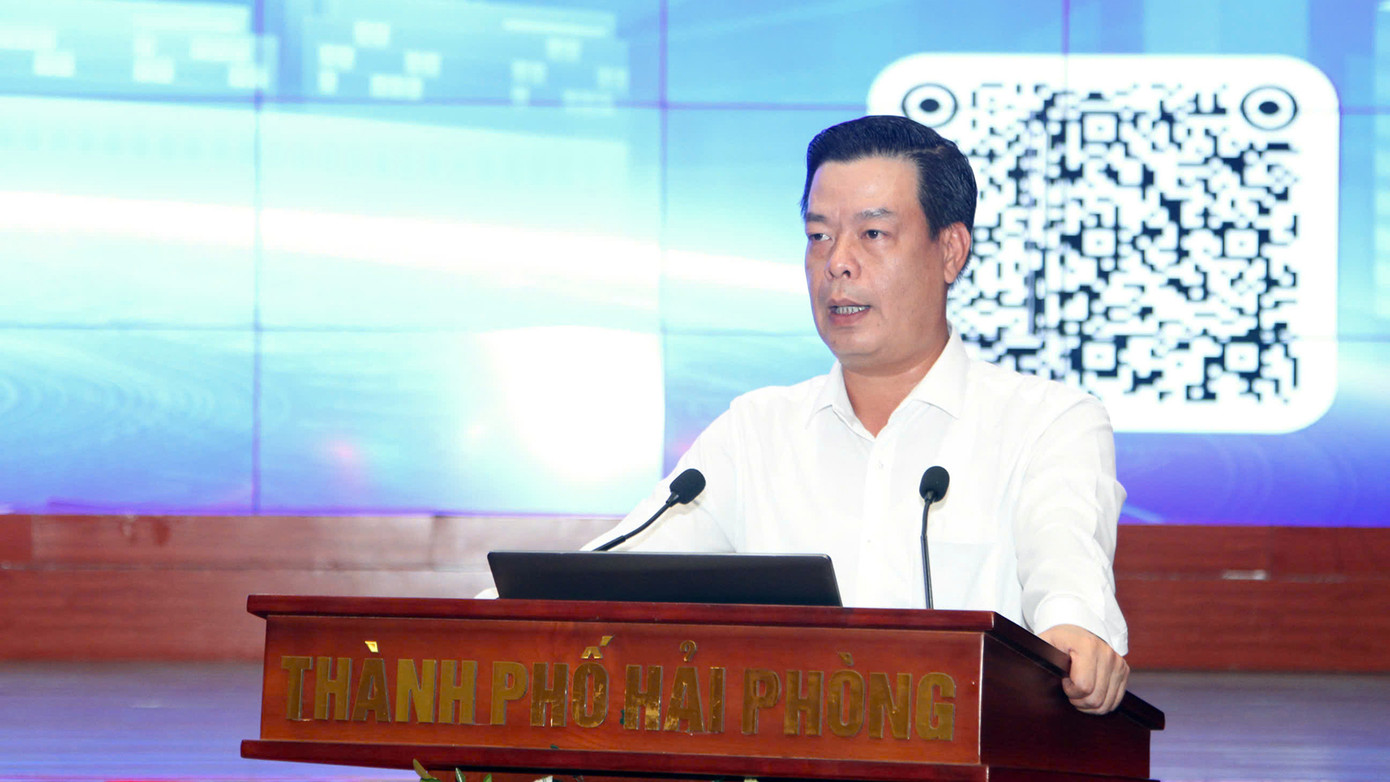 Ông Phạm Văn Thép - Trưởng Ban Dân vận và Tuyên giáo Thành ủy Hải Phòng phát biểu tại buổi tọa đàm. Ông Phạm Văn Thép - Trưởng Ban Dân vận và Tuyên giáo Thành ủy Hải Phòng phát biểu tại buổi tọa đàm.