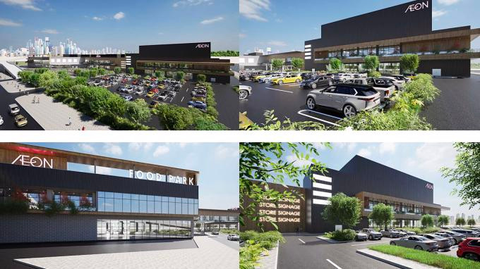 Phối cảnh dự án Trung tâm thương mại Aeon tại Hải Dương.