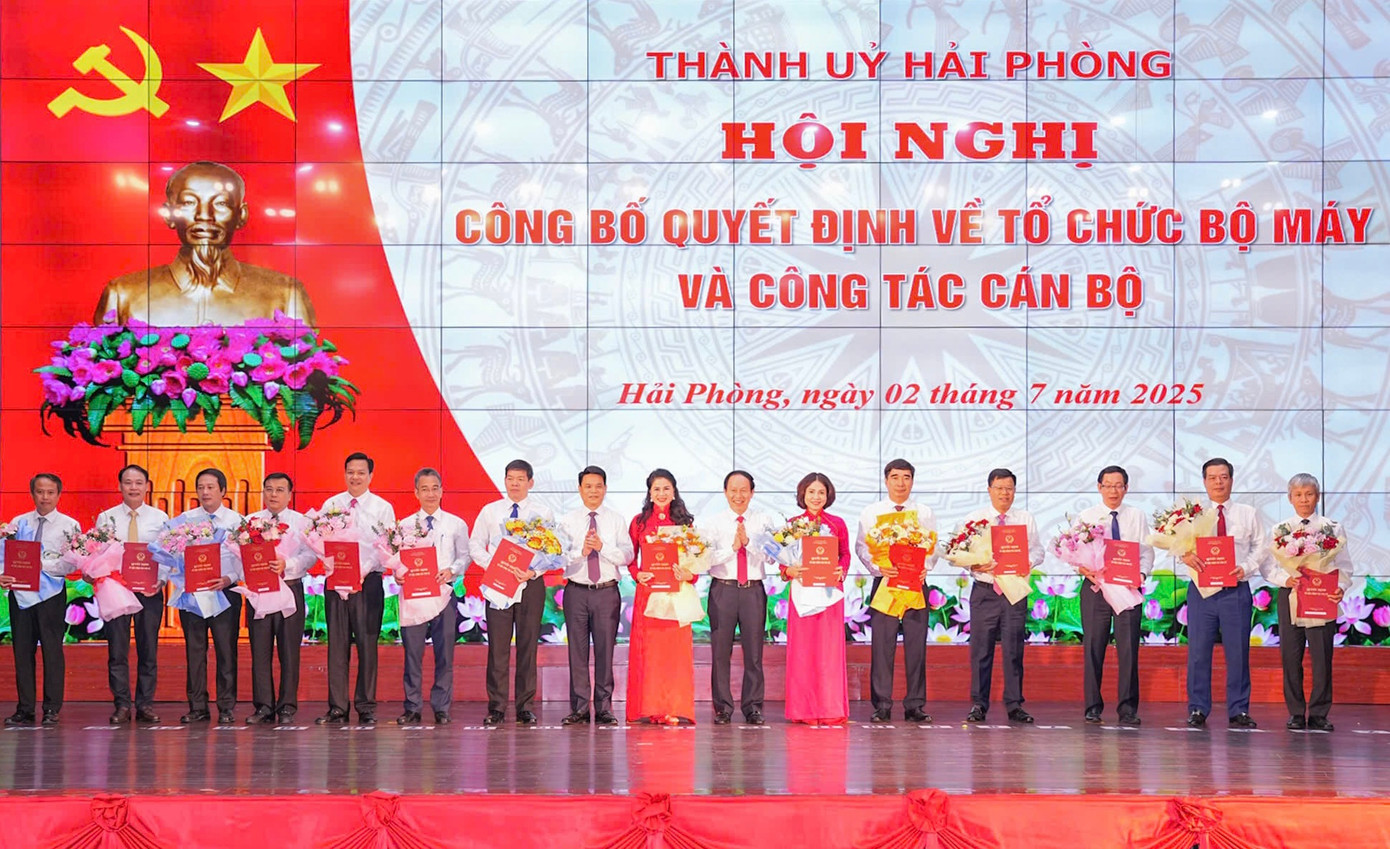 14 tư lệnh các sở, ngành thành phố Hải Phòng sau hợp nhất.