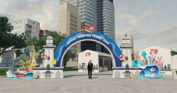 Mô phỏng đường sách Hải Phòng năm 2025 tại công viên Kim Đồng, thuộc dải vườn hoa trung tâm TP Hải Phòng. Mô phỏng đường sách Hải Phòng năm 2025 tại công viên Kim Đồng, thuộc dải vườn hoa trung tâm TP Hải Phòng.