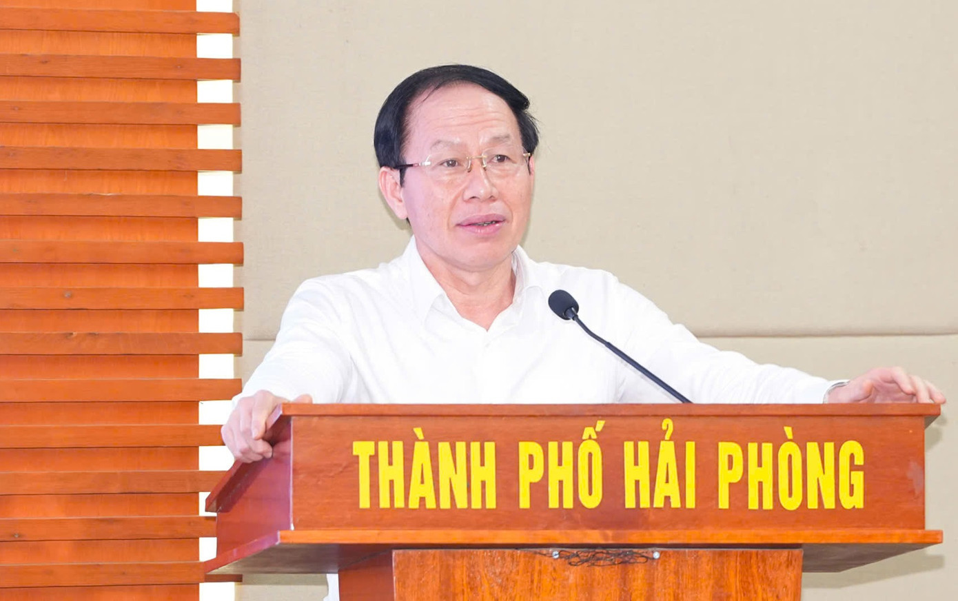 Ông Lê Tiến Châu - Bí thư Thành ủy Hải Phòng.