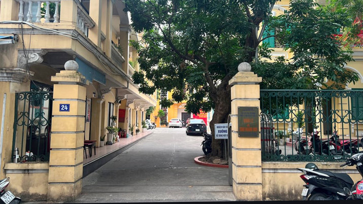 Trụ sở Công ty TNHH MTV Quản lý và kinh doanh nhà Hải Phòng.