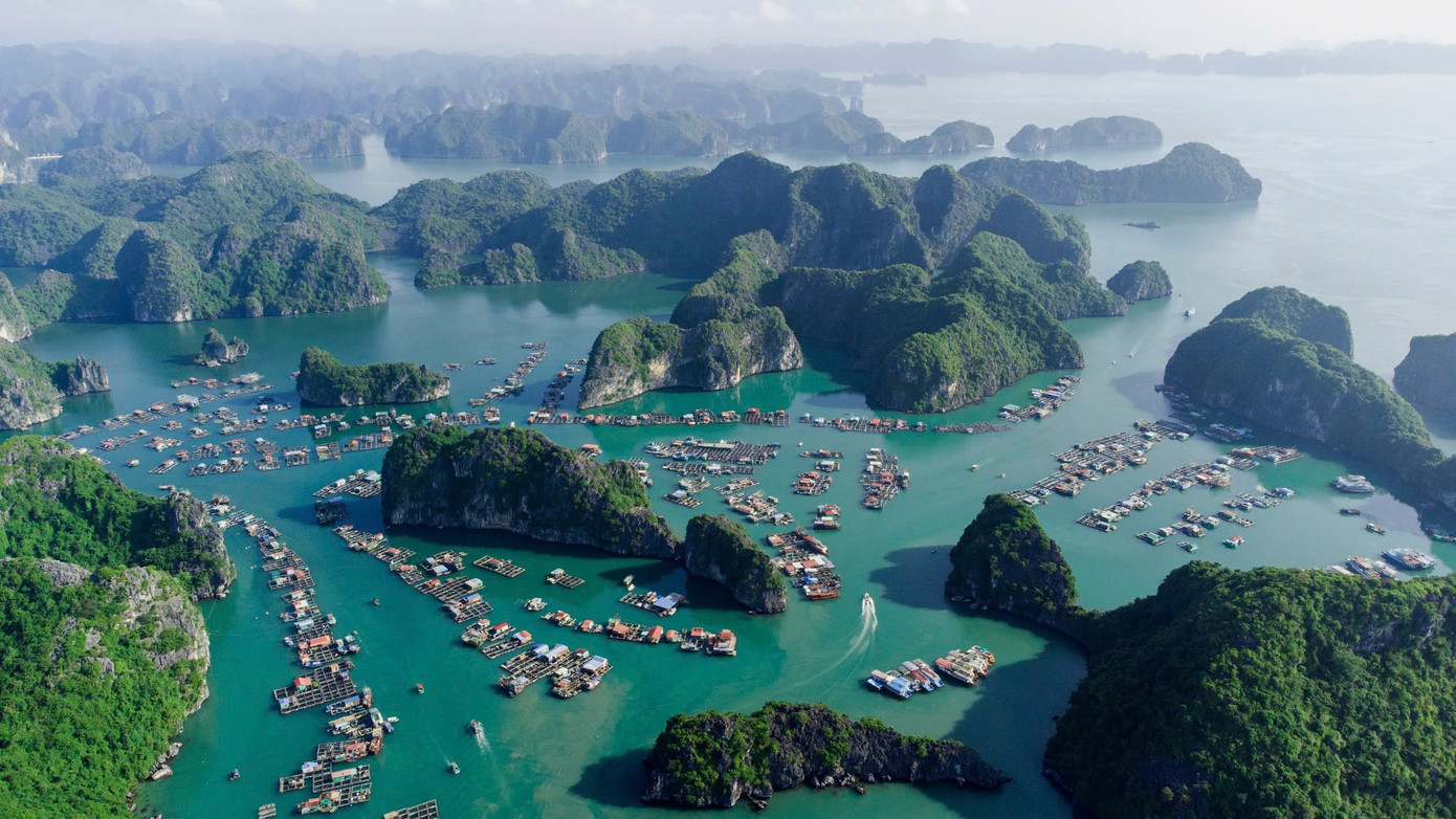 Vịnh Lan Hạ thuộc Quần đảo Cát Bà