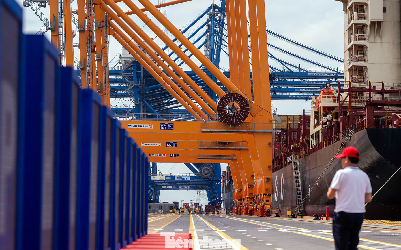 Hệ thống bãi chứa hàng, đường giao thông, các công trình phụ trợ và hạ tầng kỹ thuật đồng bộ trên diện tích 47ha. Các thiết bị chính phục vụ khai thác gồm: 6 cần trục STS trên bến chính, 24 cần trục RTG và các thiết bị chuyên dụng khác.