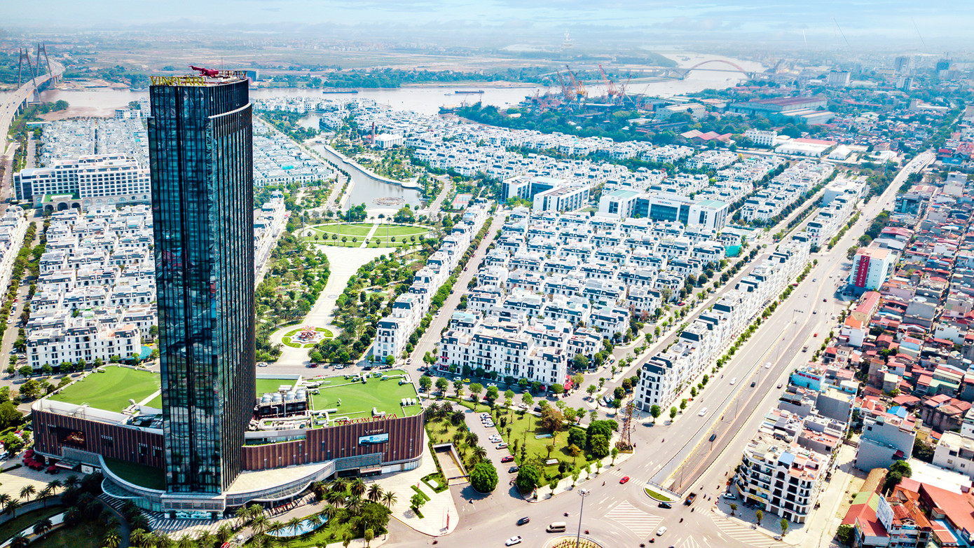 Một khu đô thị ở trung tâm TP Hải Phòng.