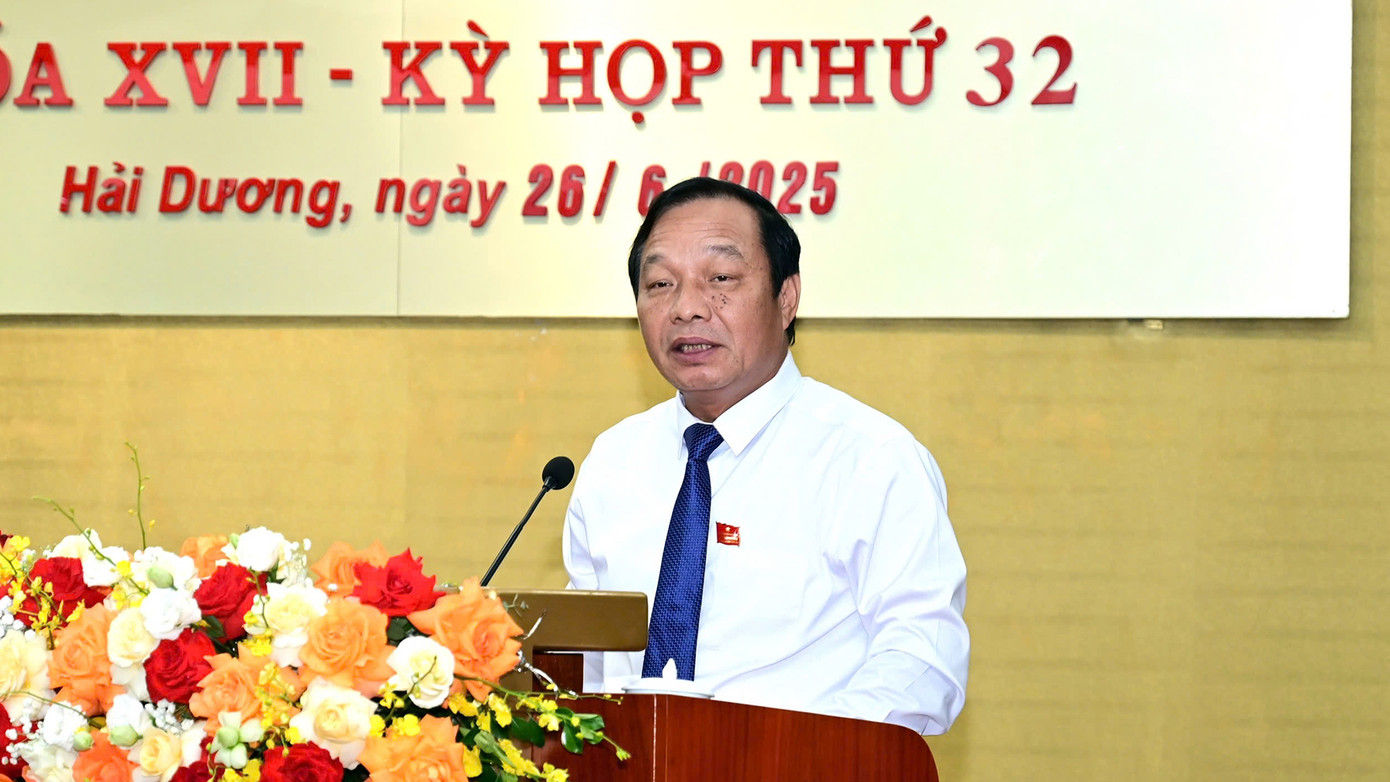 Ông Lê Văn Hiệu - Phó Bí thư Thường trực, Chủ tịch HĐND tỉnh Hải Dương. Ông Lê Văn Hiệu - Phó Bí thư Thường trực, Chủ tịch HĐND tỉnh Hải Dương.