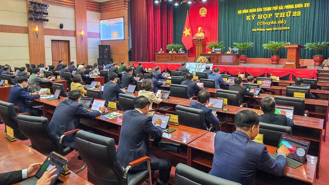 Kỳ họp thứ 23 HĐND TP Hải Phòng khóa XVI sẽ diễn ra chiều 20/2 xem xét nhiều nội dung quan trọng, cấp thiết. Kỳ họp thứ 23 HĐND TP Hải Phòng khóa XVI sẽ diễn ra chiều 20/2 xem xét nhiều nội dung quan trọng, cấp thiết.