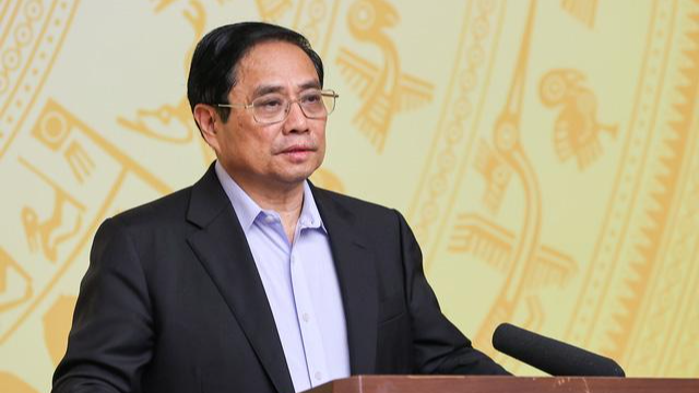 Thủ tướng Phạm Minh Chính phát biểu khai mạc phiên họp - Ảnh: VGP/Nhật Bắc Thủ tướng Phạm Minh Chính phát biểu khai mạc phiên họp - Ảnh: VGP/Nhật Bắc