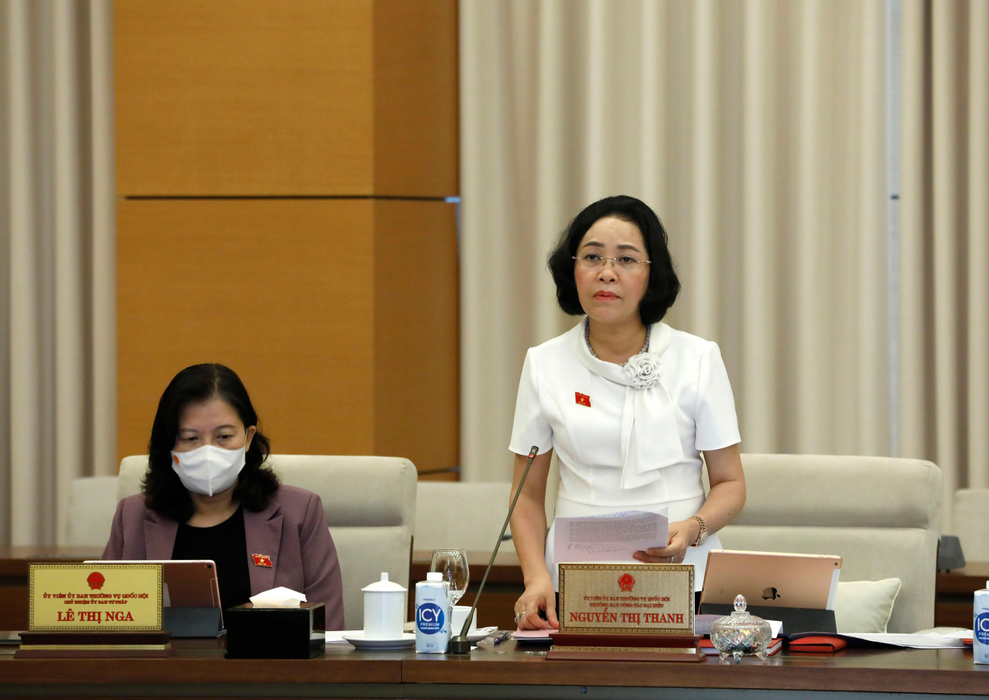 Trưởng Ban Công tác đại biểu Nguyễn Thị Thanh Trưởng Ban Công tác đại biểu Nguyễn Thị Thanh