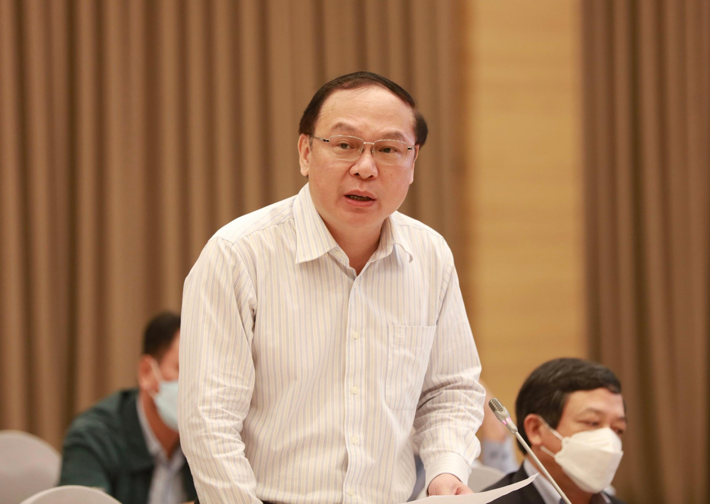 Thứ trưởng Bộ TN&amp;MT Lê Công Thành. Ảnh Như Ý