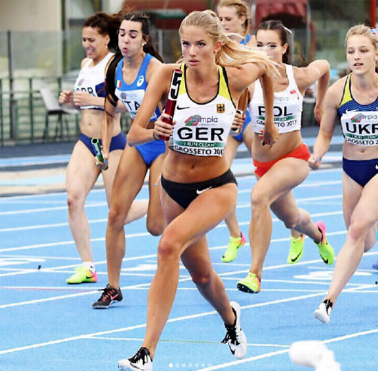 Sao điền kinh gây sốt vì vẻ đẹp gợi cảm như siêu mẫu ảnh 1