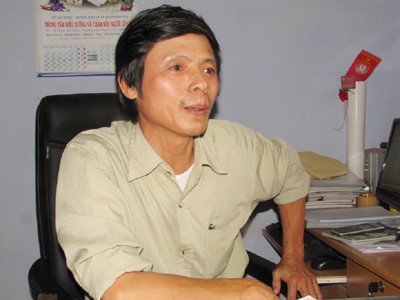 Anh Hà Huy Bé - người từng đưa ra sáng kiến lập nơi thờ cúng người có công neo đơn