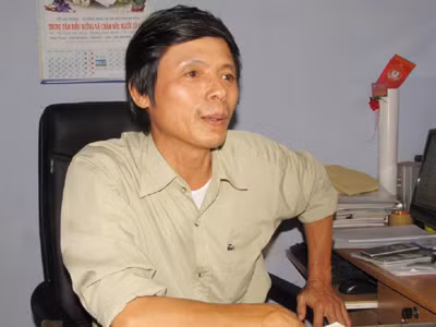 Anh Hà Huy Bé - người từng đưa ra sáng kiến lập nơi thờ cúng người có công neo đơn