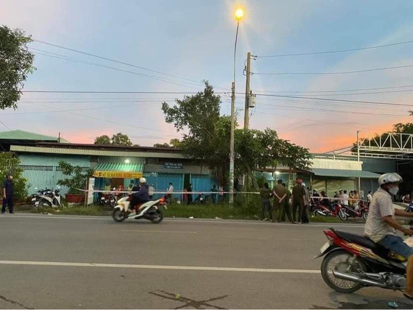 Hiện trường vụ án mạng.