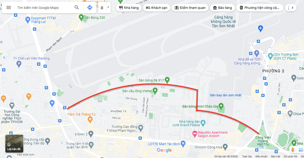 Đường nối Trần Quốc Hoàn - Cộng Hòa có tổng vốn đầu tư hơn 4.800 tỷ đồng.