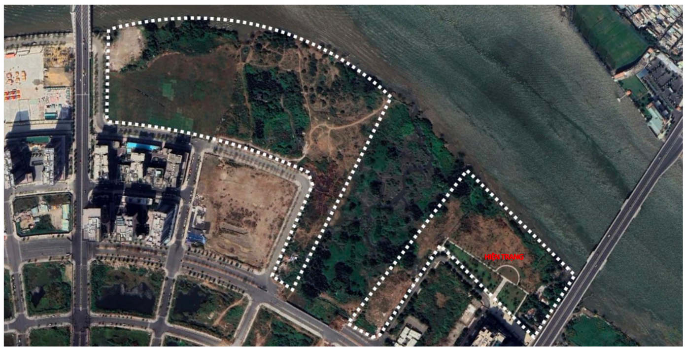 Hiện trạng khu vực sẽ được chỉnh trang thành công viên Sáng Tạo ở dọc bờ sông Sài Gòn. Hiện trạng khu vực sẽ được chỉnh trang thành công viên Sáng Tạo ở dọc bờ sông Sài Gòn.