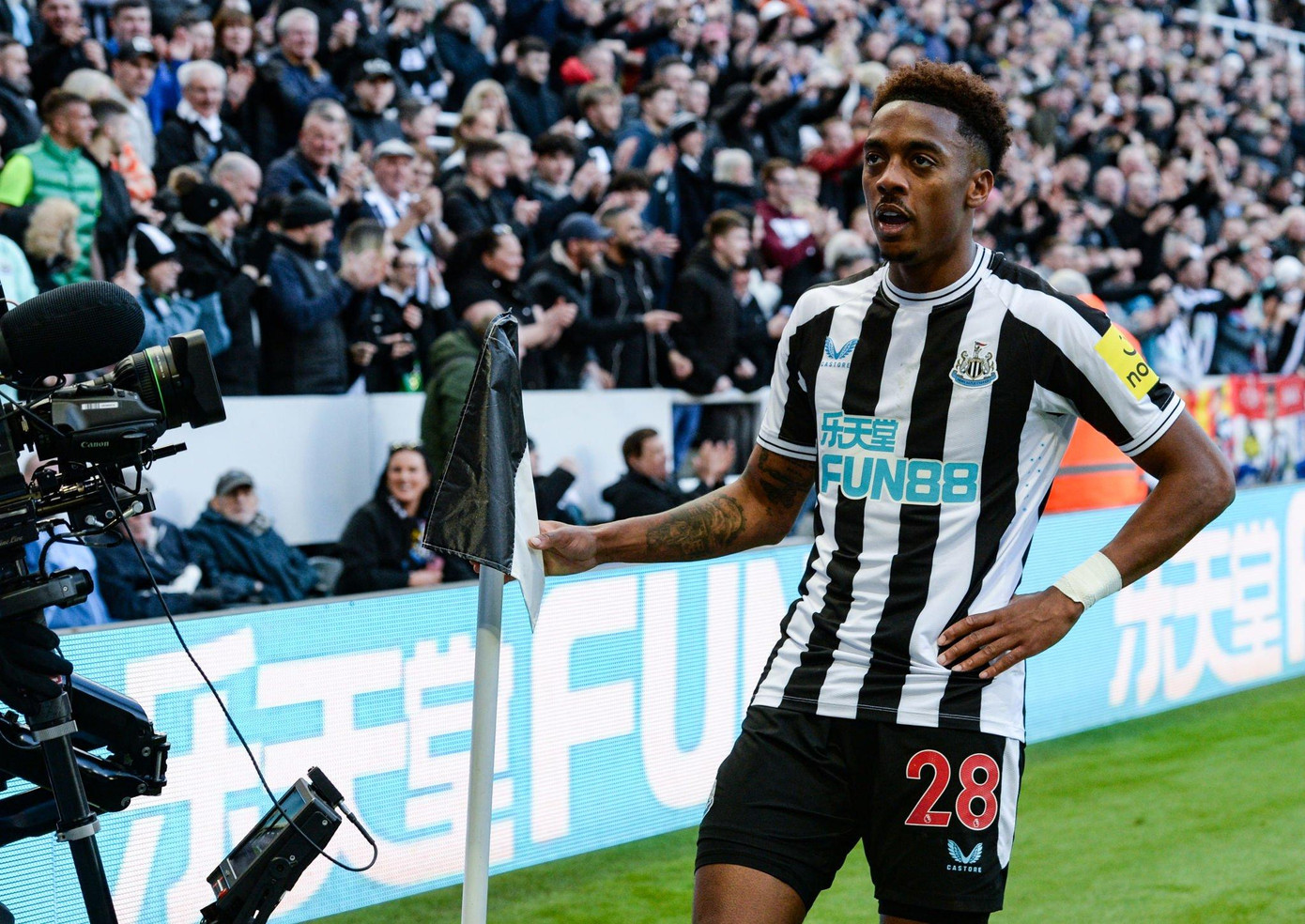 Willock ăn mừng bàn thắng mở tỷ số