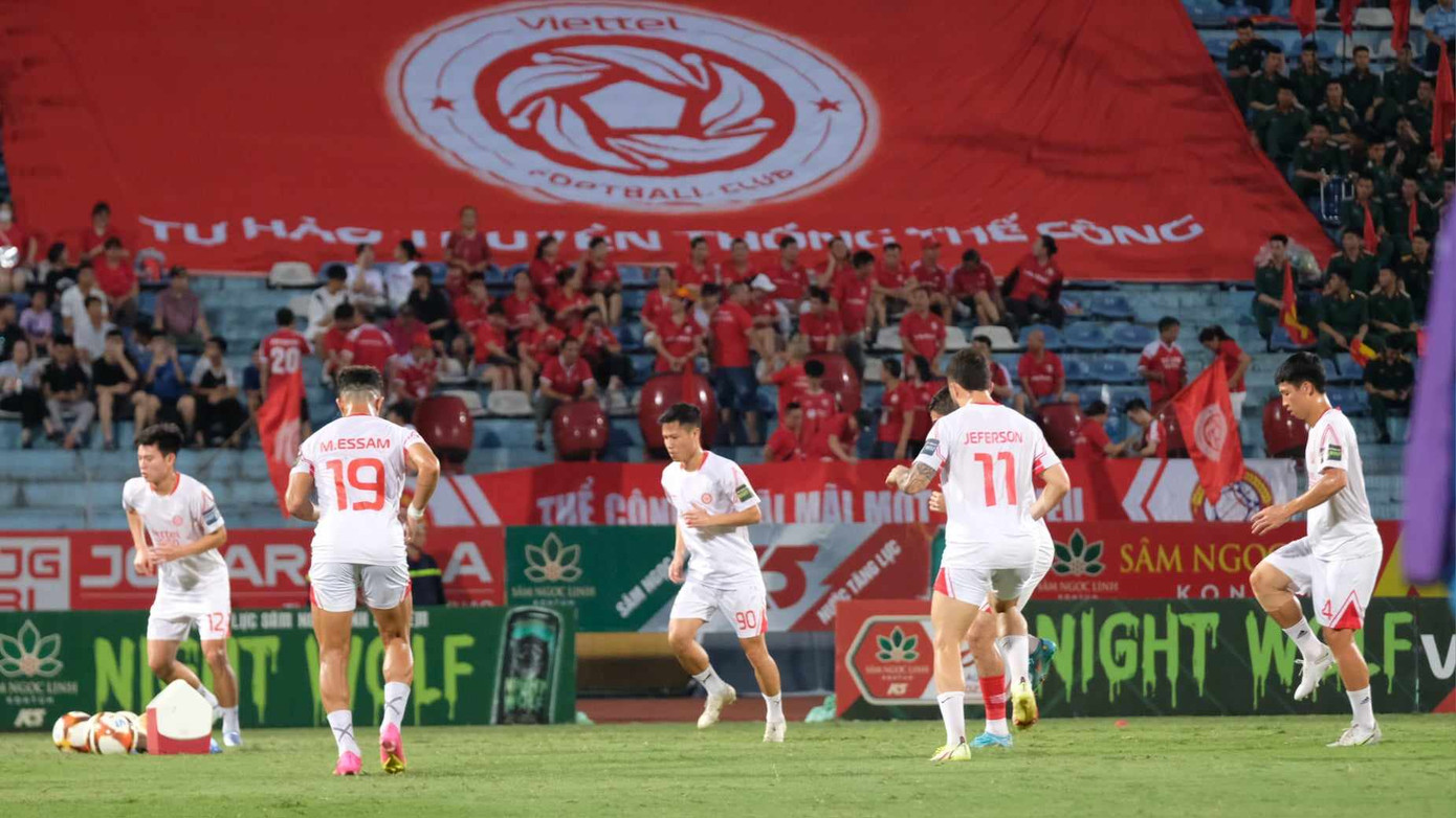 Ở trận này, Viettel được đánh giá cao hơn Hà Tĩnh. Ảnh: Mạnh Thắng Ở trận này, Viettel được đánh giá cao hơn Hà Tĩnh. Ảnh: Mạnh Thắng