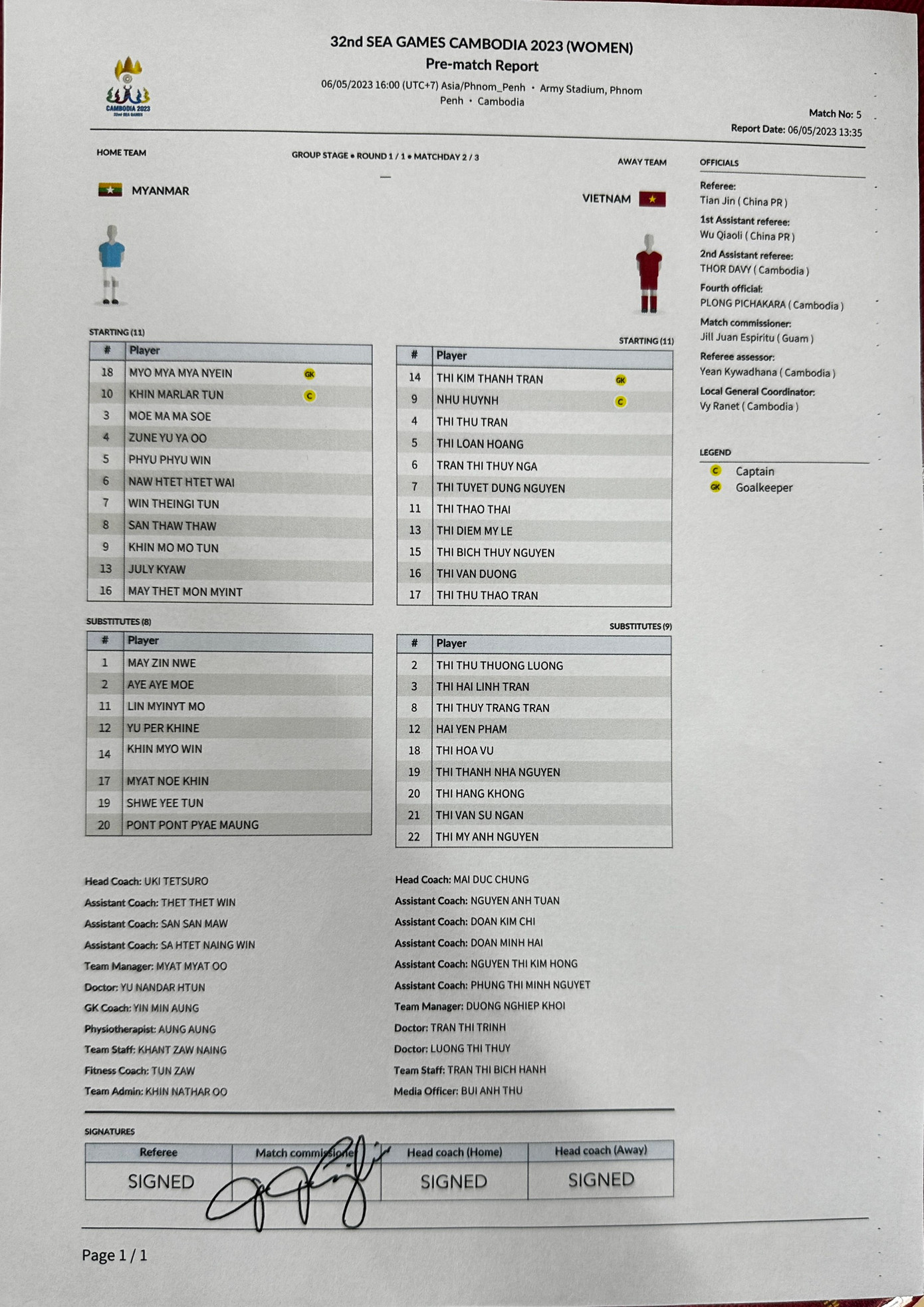 SEA Games 32: Đánh bại nữ Myanmar 3-1, tuyển nữ Việt Nam đặt một chân vào bán kết ảnh 1 SEA Games 32: Đánh bại nữ Myanmar 3-1, tuyển nữ Việt Nam đặt một chân vào bán kết ảnh 1