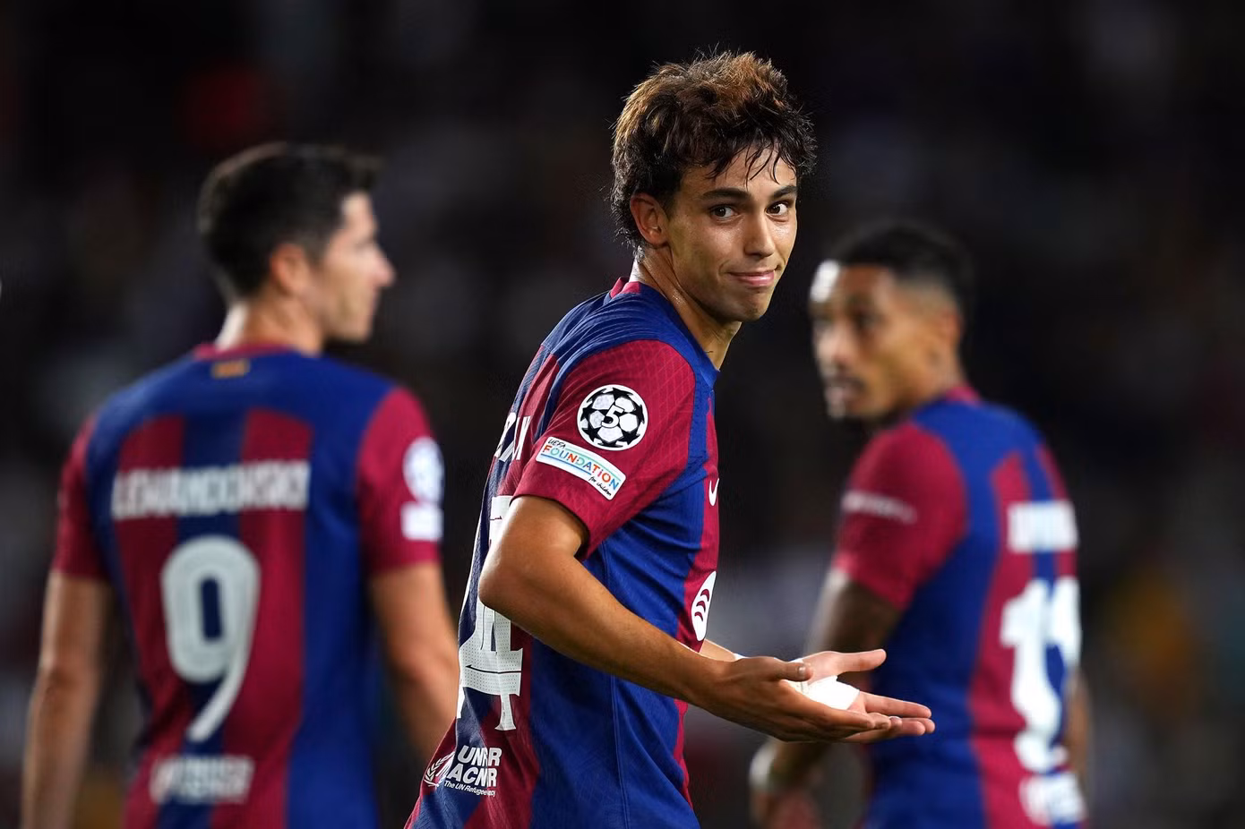 Felix tỏa sáng rực rỡ trong màu áo Barcelona Felix tỏa sáng rực rỡ trong màu áo Barcelona