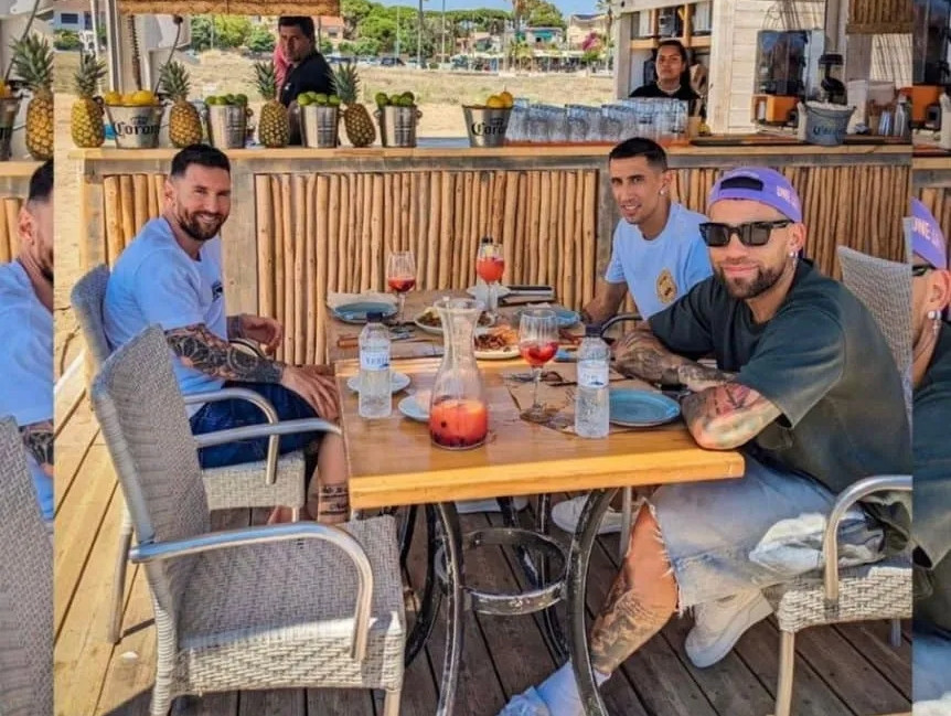 Messi cùng Di Maria, Otamendi ghé qua nhà hàng của Luis Suarez Messi cùng Di Maria, Otamendi ghé qua nhà hàng của Luis Suarez