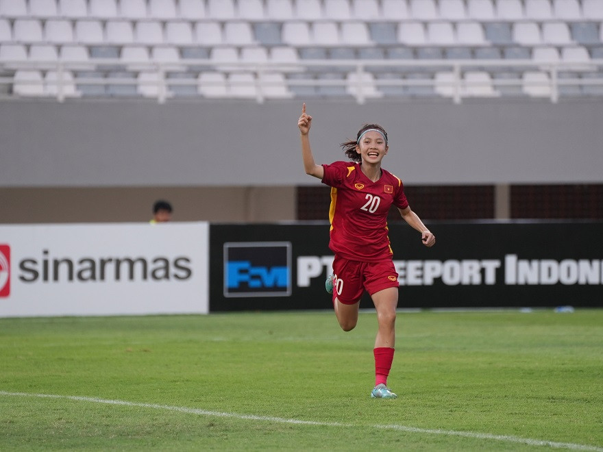 Lê Thị Trang tỏa sáng chỉ 15 phút sau khi vào sân. Ảnh: VFF Lê Thị Trang tỏa sáng chỉ 15 phút sau khi vào sân. Ảnh: VFF