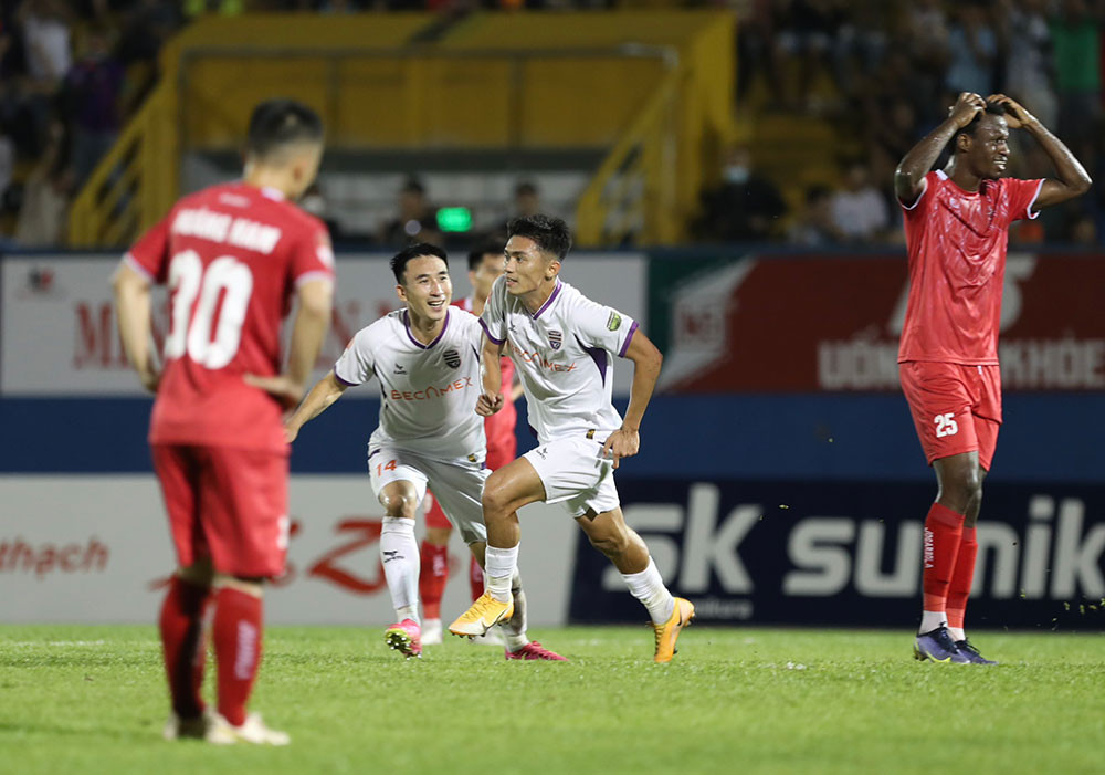 Bình Dương đang đạt phong độ cao. Ảnh: VPF