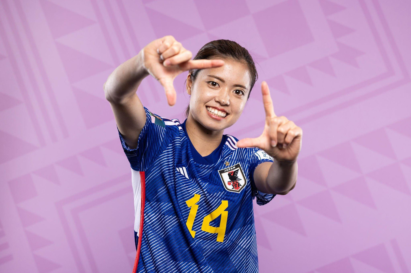 Yui Hasegawa lập cú đúp ở trận thắng Zambia. Ảnh: FIFA