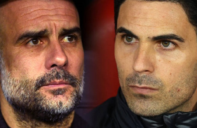 Pep Guardiola phải thắng Arteta nếu không Man City sẽ xuống tinh thần