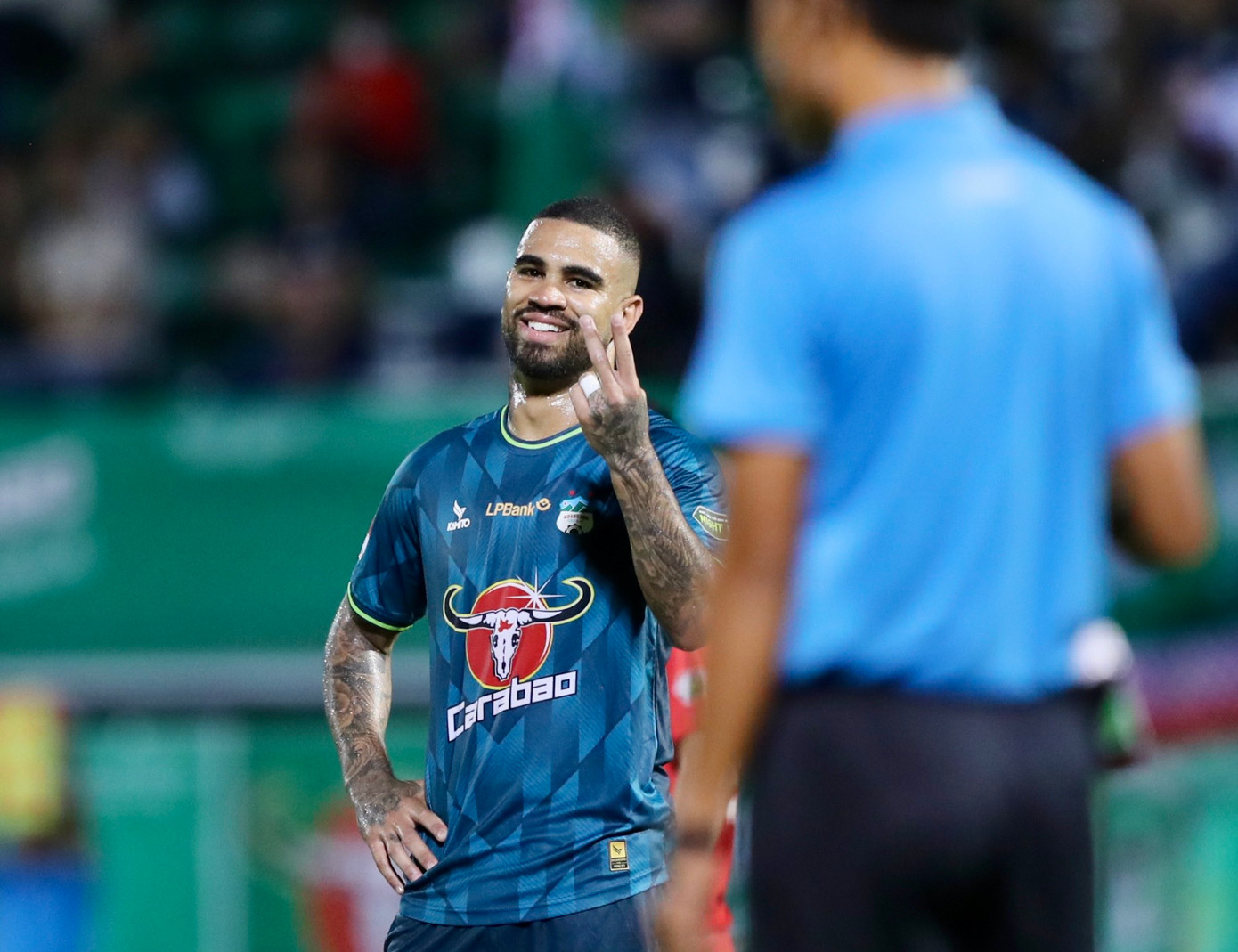 Cley chưa có duyên ghi bàn cho HAGL. Ảnh: Duy Anh Cley chưa có duyên ghi bàn cho HAGL. Ảnh: Duy Anh