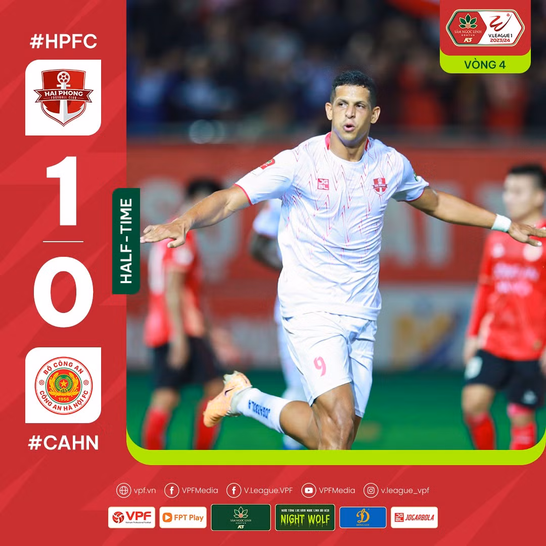 Hải Phòng đè bẹp CAHN 3-1 trong ngày HLV Gong ra mắt V-League ảnh 2 Hải Phòng đè bẹp CAHN 3-1 trong ngày HLV Gong ra mắt V-League ảnh 2