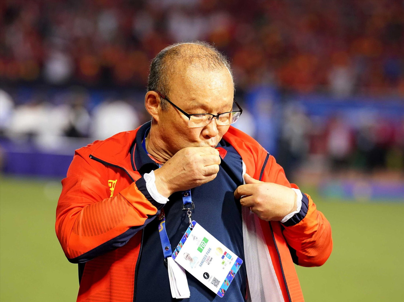 Park Hang-seo đại diện cho đội tuyển Việt Nam bầu chọn The Best 2022. Park Hang-seo đại diện cho đội tuyển Việt Nam bầu chọn The Best 2022.