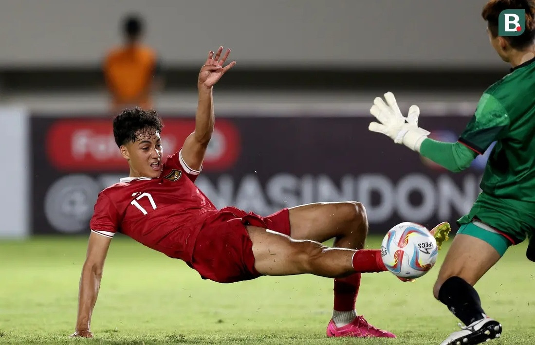 U23 Indonesia đại thắng U23 Đài Loan (Trung Quốc). Ảnh: Bola
